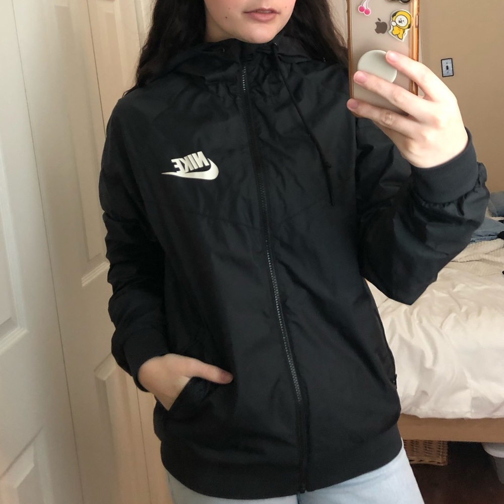Nike windbreaker zip up with hood